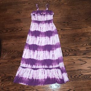Girls tie dye sundress